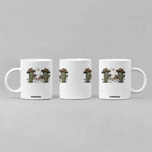 Funny Lone Star Cactus Cowboy Gunfight Gift Coffee Mug TS12 Print Your Wear
