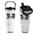Funny Lone Star Cactus Cowboy Gunfight Gift Flip Straw Tumbler TS12 One Size: 30 oz White Print Your Wear