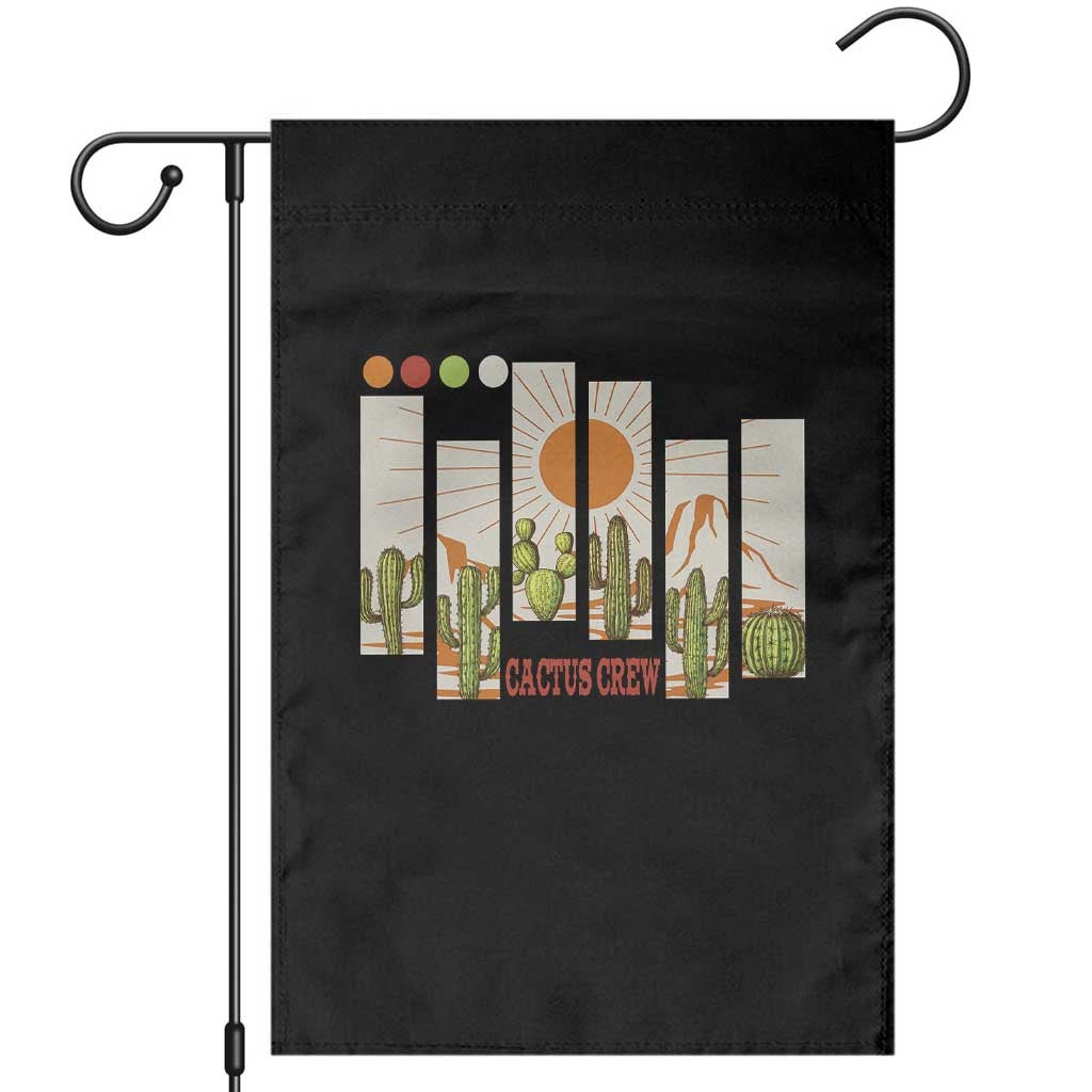Succulent Plant Lover Gift Garden Flag Cactus Crew TS12 Black Print Your Wear