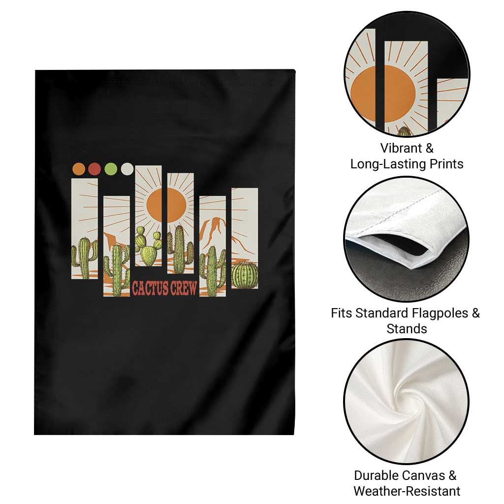 Succulent Plant Lover Gift Garden Flag Cactus Crew TS12 Print Your Wear
