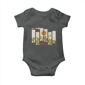 Succulent Plant Lover Gift Baby Onesie Cactus Crew TS12 Dark Heather Print Your Wear