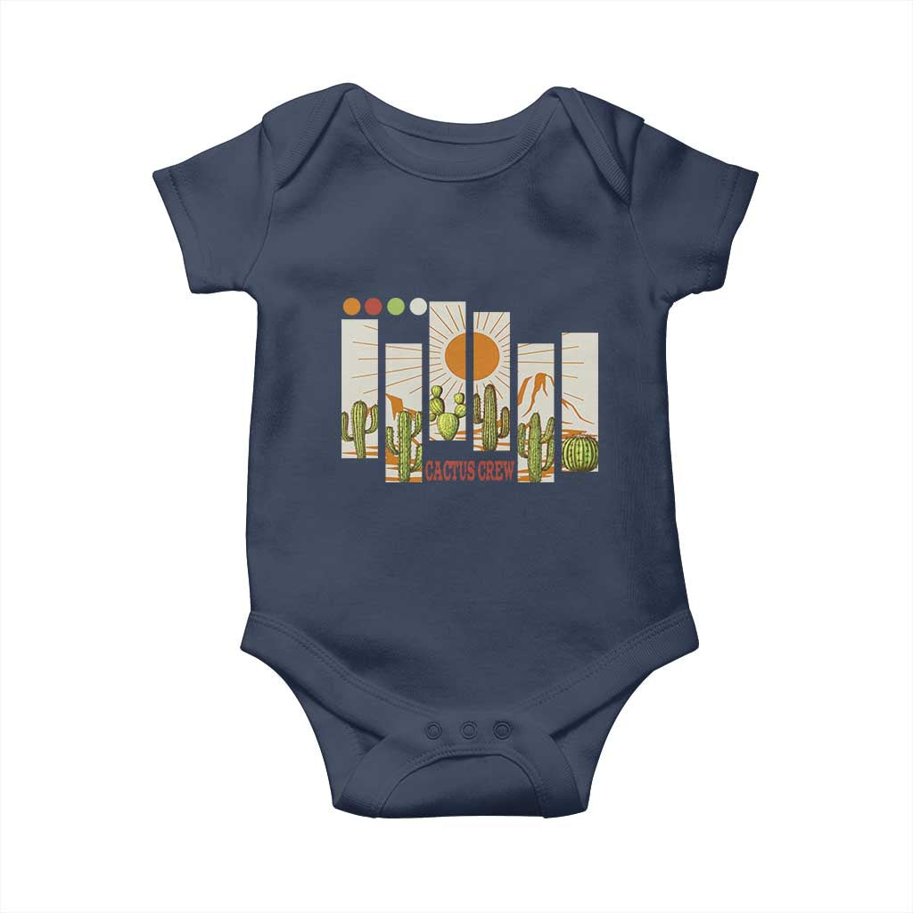 Succulent Plant Lover Gift Baby Onesie Cactus Crew TS12 Navy Print Your Wear