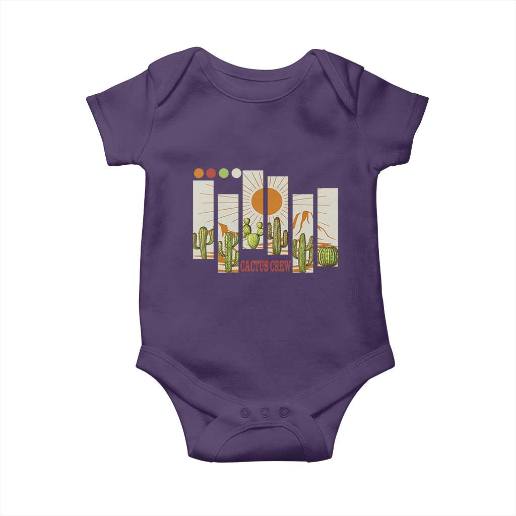 Succulent Plant Lover Gift Baby Onesie Cactus Crew TS12 Purple Print Your Wear