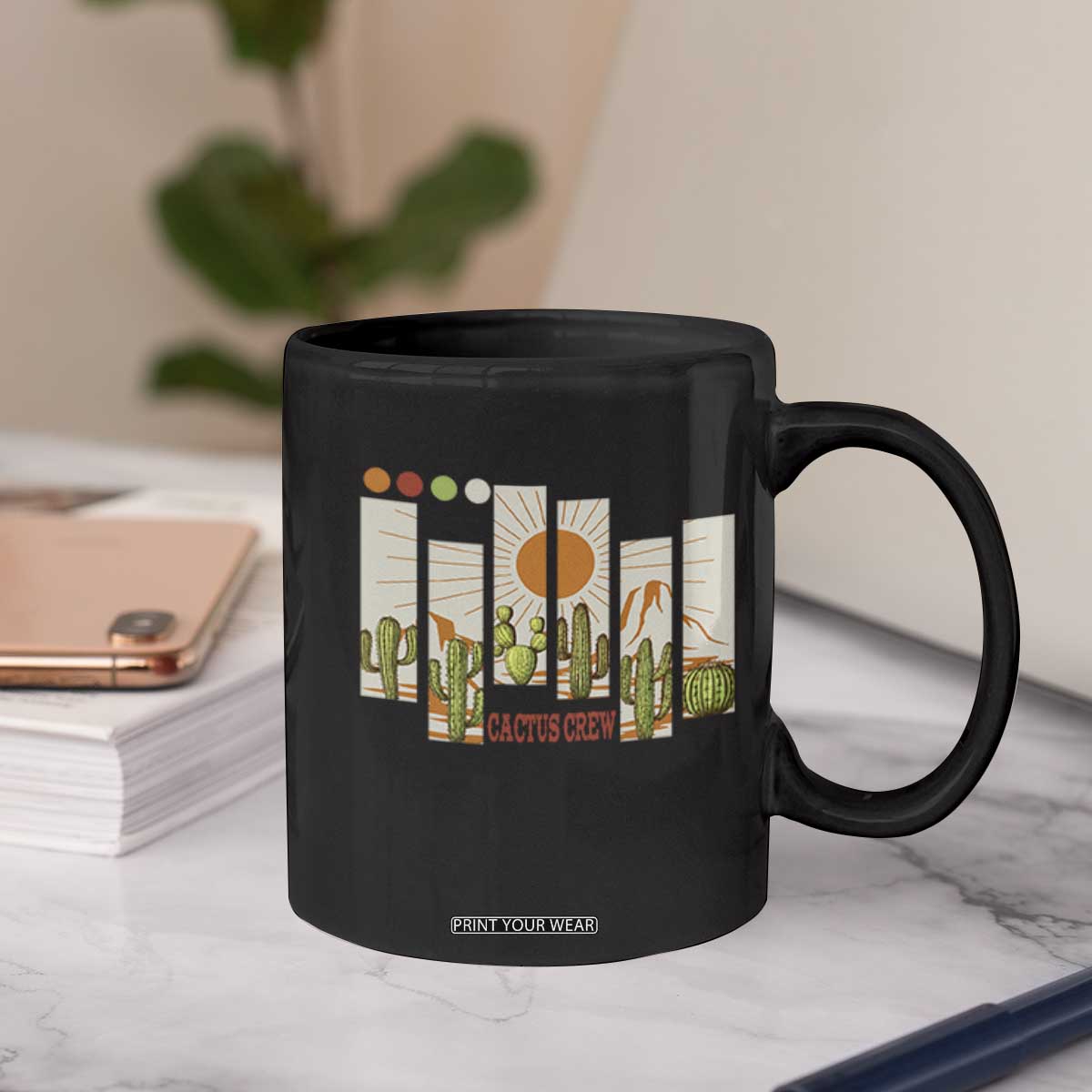 Succulent Plant Lover Gift Coffee Mug Cactus Crew TS12 Print Your Wear