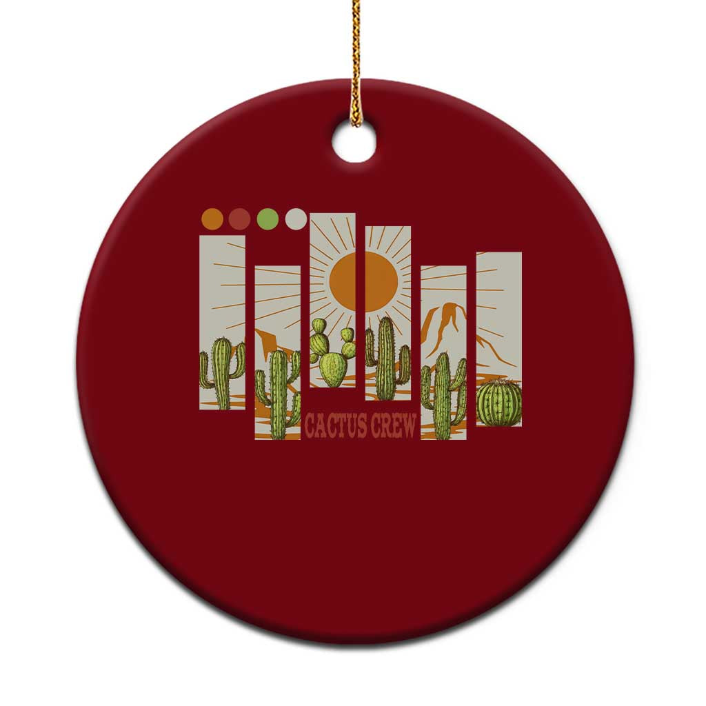 Succulent Plant Lover Gift Ceramic Ornament Cactus Crew TS12 1pc Red Print Your Wear