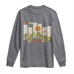 Succulent Plant Lover Gift Long Sleeve Shirt Cactus Crew TS12 Charcoal Print Your Wear