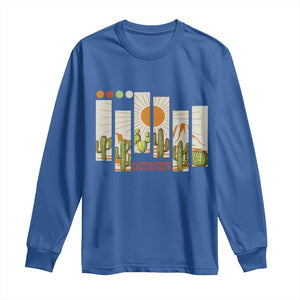 Succulent Plant Lover Gift Long Sleeve Shirt Cactus Crew TS12 Royal Blue Print Your Wear