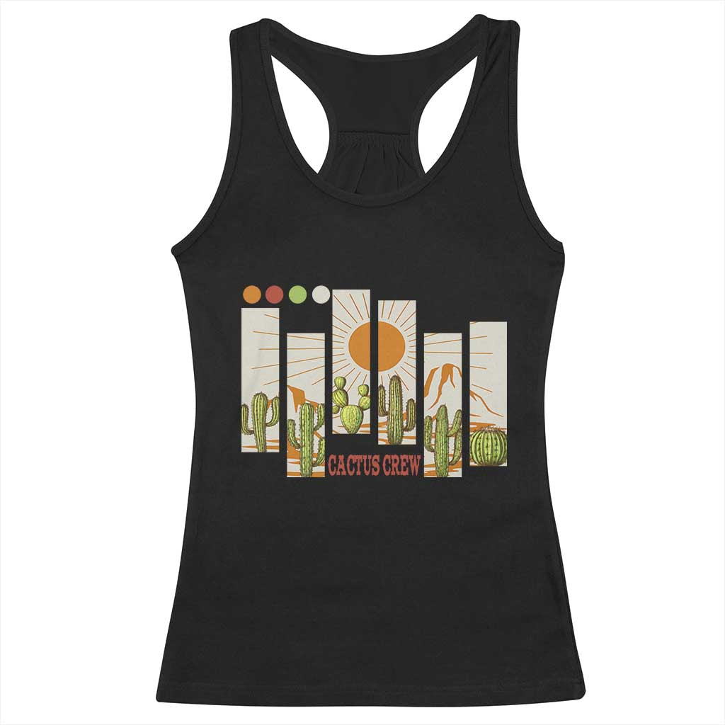 Succulent Plant Lover Gift Racerback Tank Top Cactus Crew - Print Your Wear