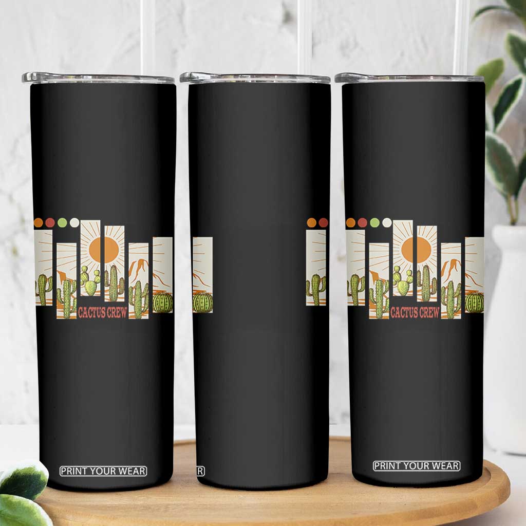 Succulent Plant Lover Gift Skinny Tumbler Cactus Crew TS12 Print Your Wear