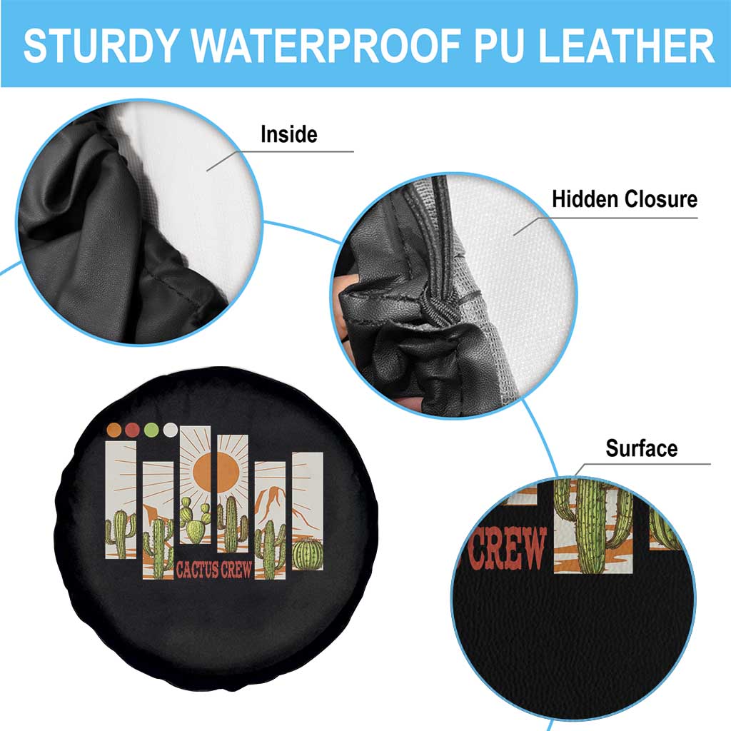 Succulent Plant Lover Gift Spare Tire Cover Cactus Crew TS12 Print Your Wear