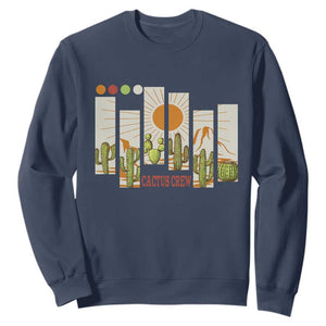 Succulent Plant Lover Gift Sweatshirt Cactus Crew TS12 Navy Print Your Wear