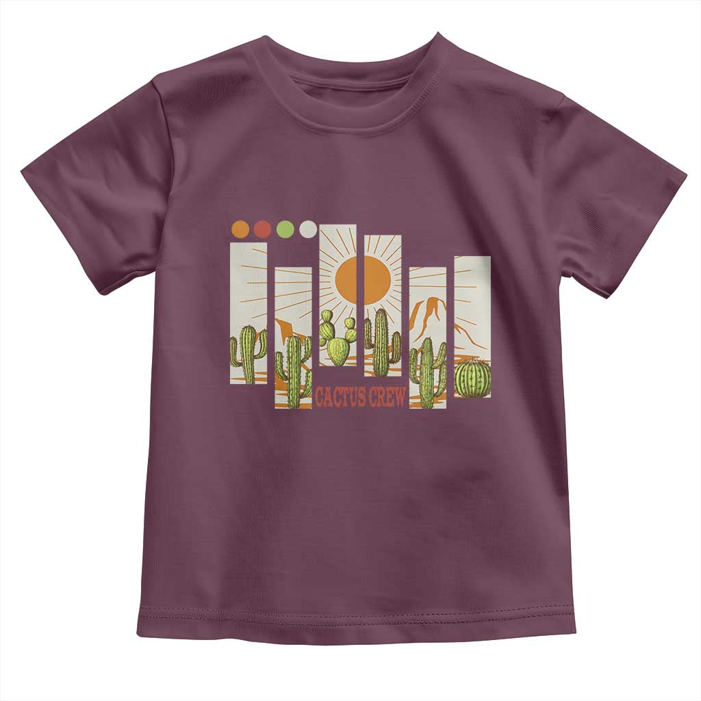 Succulent Plant Lover Gift Toddler T Shirt Cactus Crew TS12 Maroon Print Your Wear