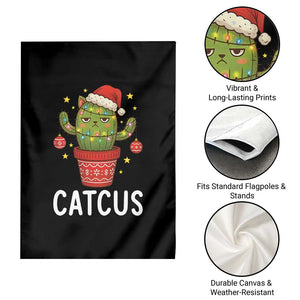Funny Christmas Catcus Garden Flag Succulent Lover Gift TS12 Print Your Wear