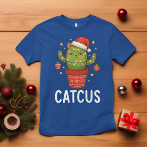 Funny Christmas Catcus T Shirt Succulent Lover Gift TS12 Royal Blue Print Your Wear