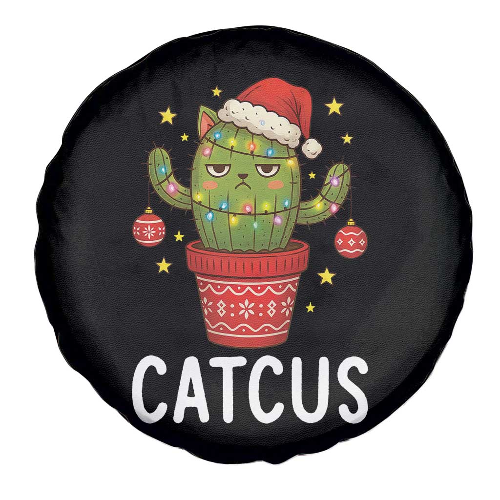 Funny Christmas Catcus Spare Tire Cover Succulent Lover Gift TS12 Print Your Wear