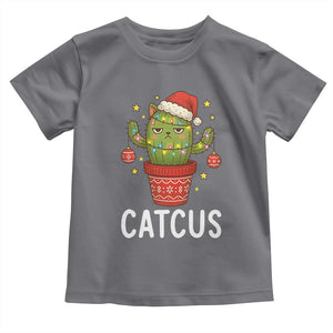 Funny Christmas Catcus Toddler T Shirt Succulent Lover Gift TS12 Charcoal Print Your Wear