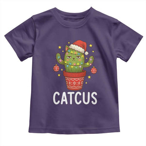 Funny Christmas Catcus Toddler T Shirt Succulent Lover Gift TS12 Purple Print Your Wear