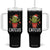 Funny Christmas Catcus Tumbler With Handle Succulent Lover Gift TS12 One Size: 40 oz Black Print Your Wear