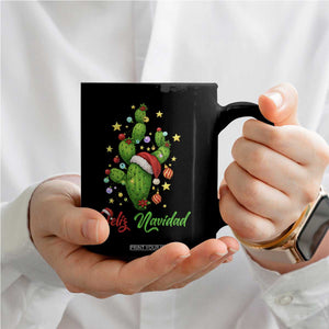 Feliz Navidad Cactus Coffee Mug Funny Spanish Christmas Gift TS12 Print Your Wear