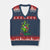 Feliz Navidad Cactus V-Neck Knit Sweater Vest Funny Spanish Xmas Gift TS12 Navy Red Print Your Wear