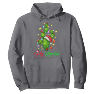 Feliz Navidad Cactus Hoodie Funny Spanish Christmas Gift TS12 Charcoal Print Your Wear