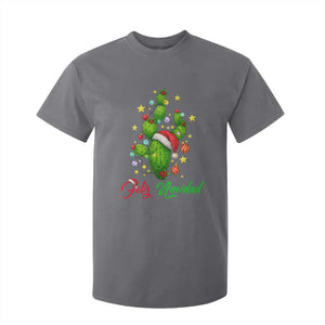 Feliz Navidad Cactus T Shirt For Kid Funny Spanish Christmas Gift TS12 Charcoal Print Your Wear