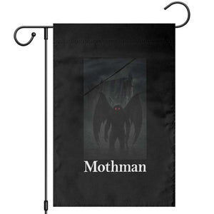 Mothman Garden Flag Folklore Cryptid Gift Silver Bridge West Virginia TS12 Black Print Your Wear