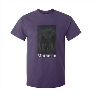 Mothman T Shirt For Kid Folklore Cryptid Gift Silver Bridge West Virginia TS12 Purple Print Your Wear