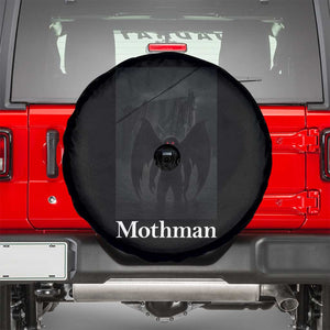 Mothman Spare Tire Cover Folklore Cryptid Gift Silver Bridge West Virginia TS12 Black Print Your Wear