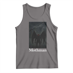 Mothman Tank Top Folklore Cryptid Gift Silver Bridge West Virginia TS12 Deep Heather Print Your Wear