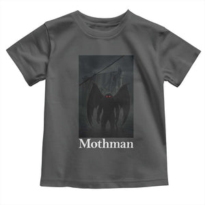 Mothman Toddler T Shirt Folklore Cryptid Gift Silver Bridge West Virginia TS12 Dark Heather Print Your Wear