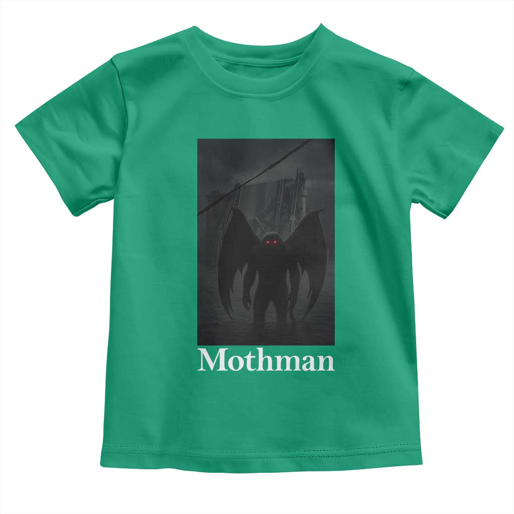 Mothman Toddler T Shirt Folklore Cryptid Gift Silver Bridge West Virginia TS12 Irish Green Print Your Wear