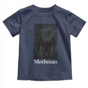 Mothman Toddler T Shirt Folklore Cryptid Gift Silver Bridge West Virginia TS12 Navy Print Your Wear