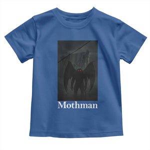 Mothman Toddler T Shirt Folklore Cryptid Gift Silver Bridge West Virginia TS12 Royal Blue Print Your Wear