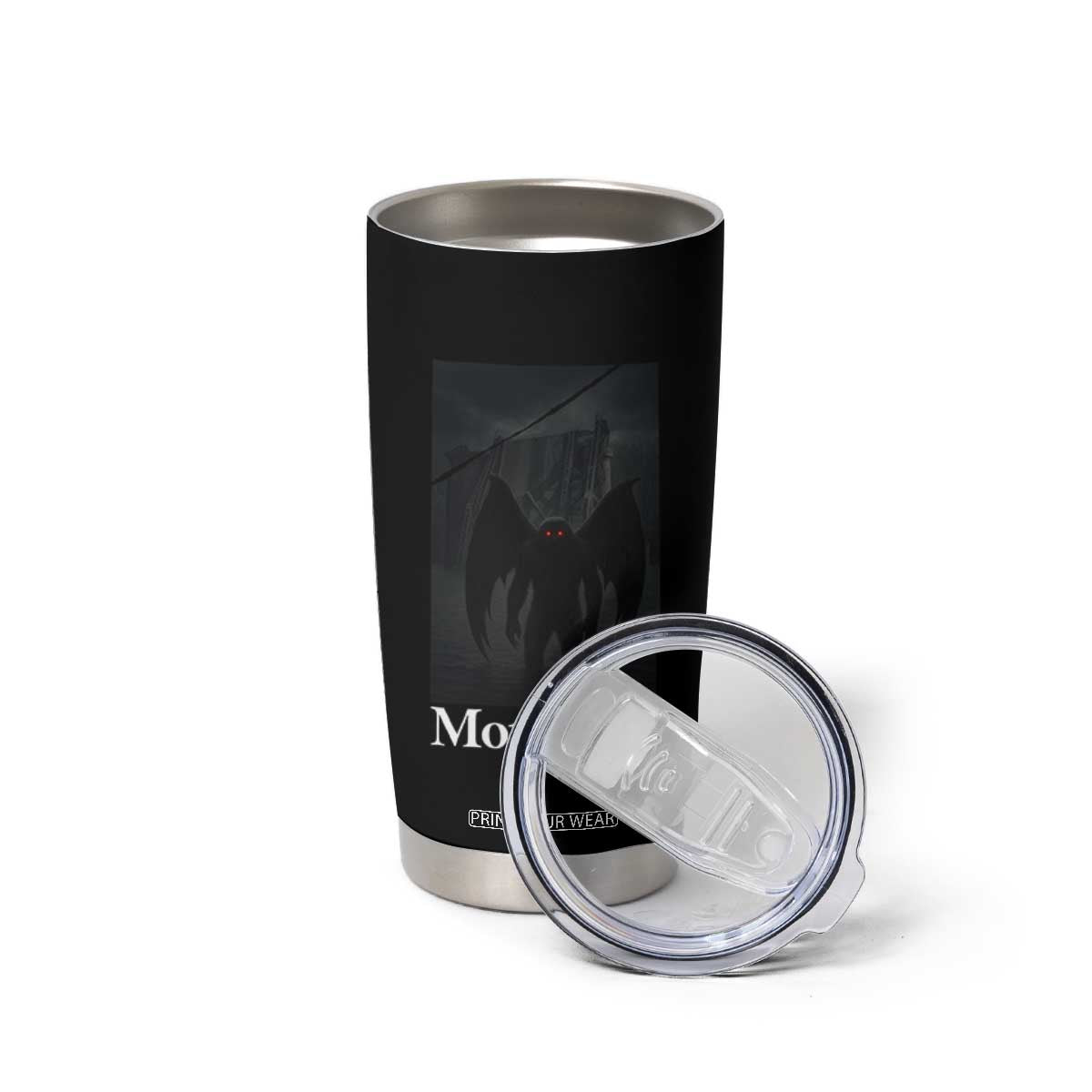 Mothman Tumbler Cup Folklore Cryptid Gift Silver Bridge West Virginia TS12 Print Your Wear