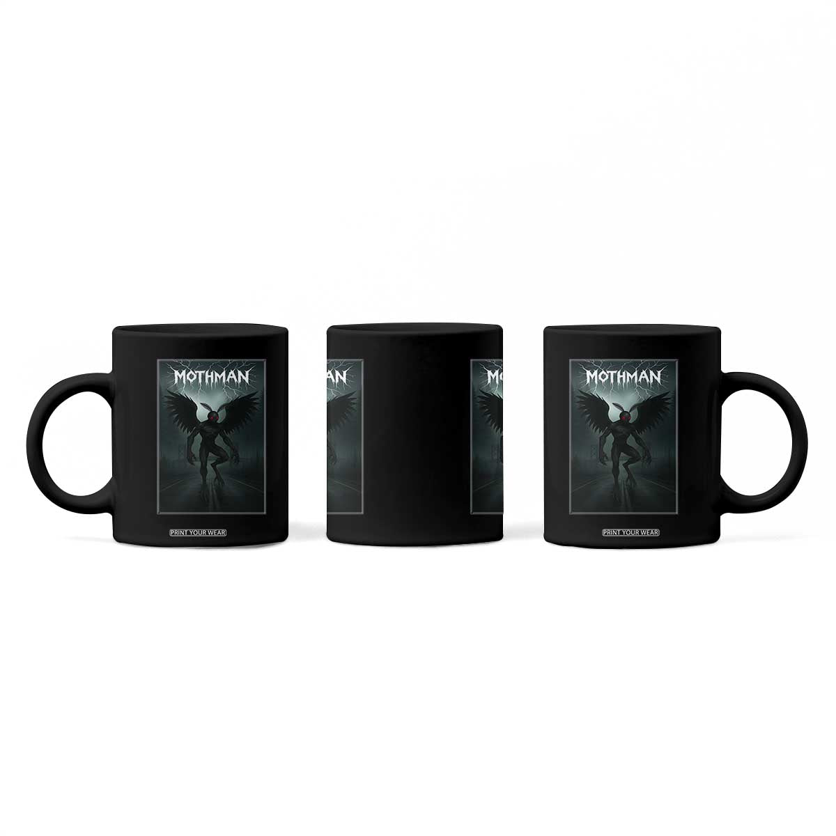 Mothman Coffee Mug Folklore Gothic Horror Cryptid Gift TS12 Print Your Wear