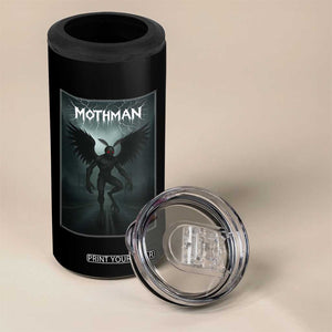 Mothman 4 in 1 Can Cooler Tumbler Folklore Gothic Horror Cryptid Gift TS12 Print Your Wear