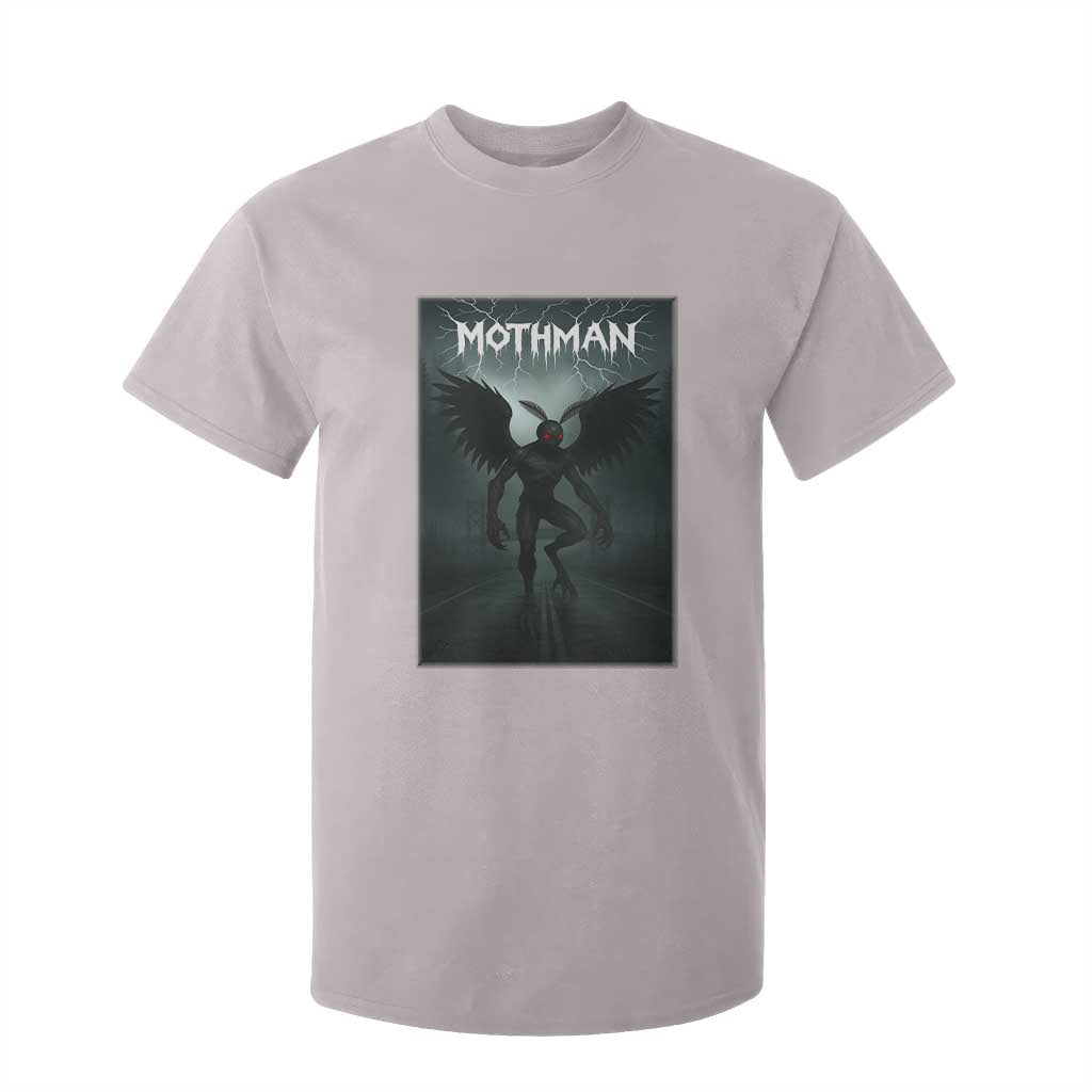 Mothman T Shirt For Kid Folklore Gothic Horror Cryptid Gift TS12 Ice Gray Print Your Wear