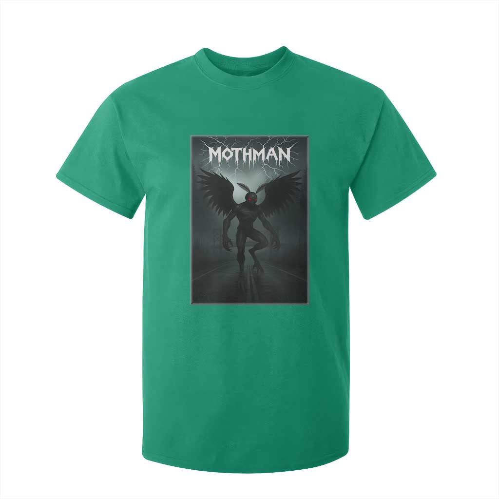Mothman T Shirt For Kid Folklore Gothic Horror Cryptid Gift TS12 Irish Green Print Your Wear