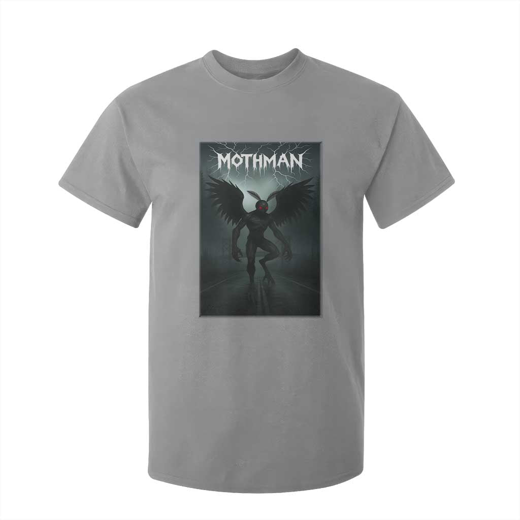 Mothman T Shirt For Kid Folklore Gothic Horror Cryptid Gift TS12 Sport Gray Print Your Wear