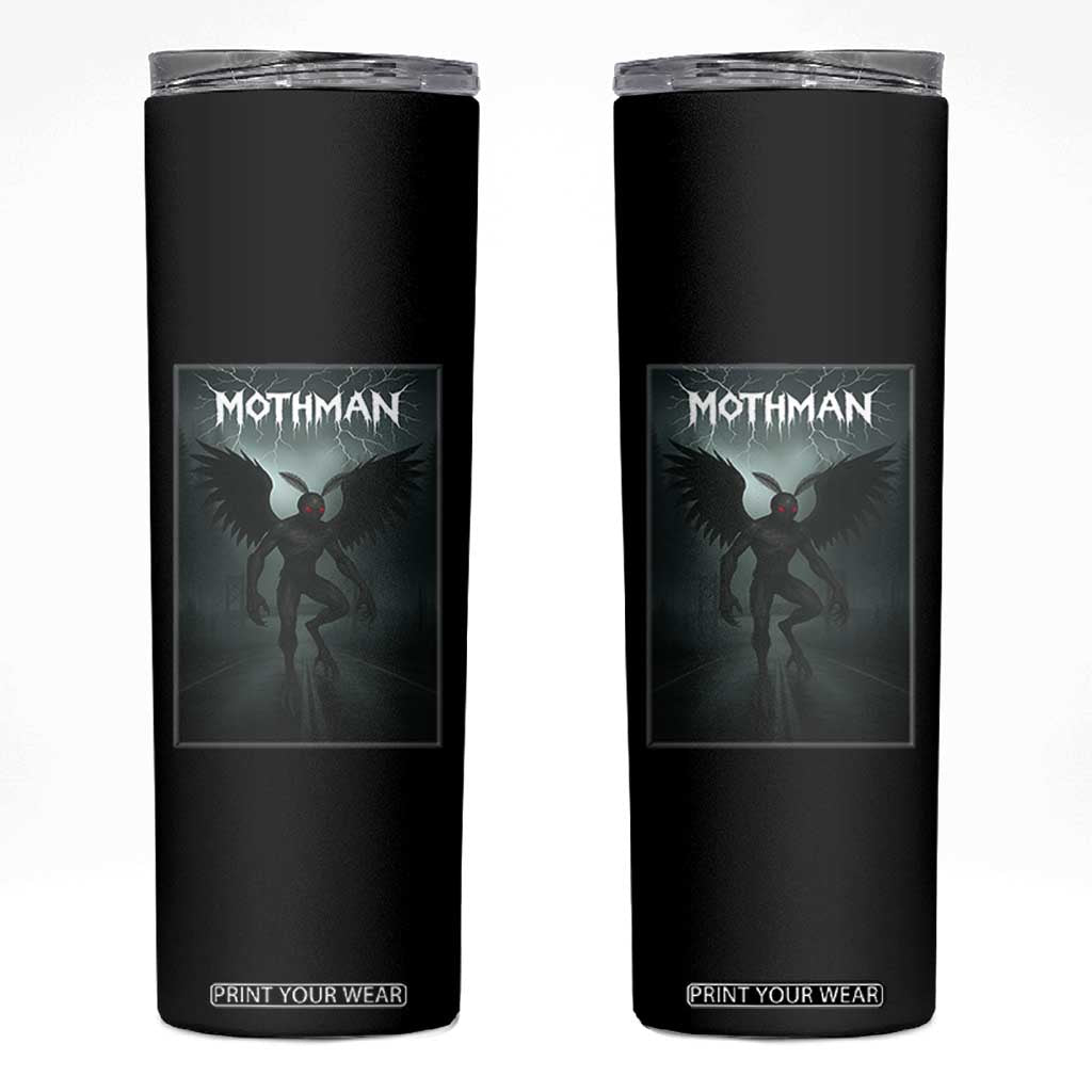 Mothman Skinny Tumbler Folklore Gothic Horror Cryptid Gift TS12 Black Print Your Wear
