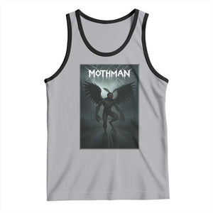 Mothman Tank Top Folklore Gothic Horror Cryptid Gift TS12 Athletic Heather Black Print Your Wear