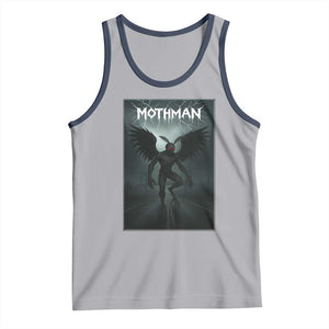 Mothman Tank Top Folklore Gothic Horror Cryptid Gift TS12 Athletic Heather Navy Print Your Wear