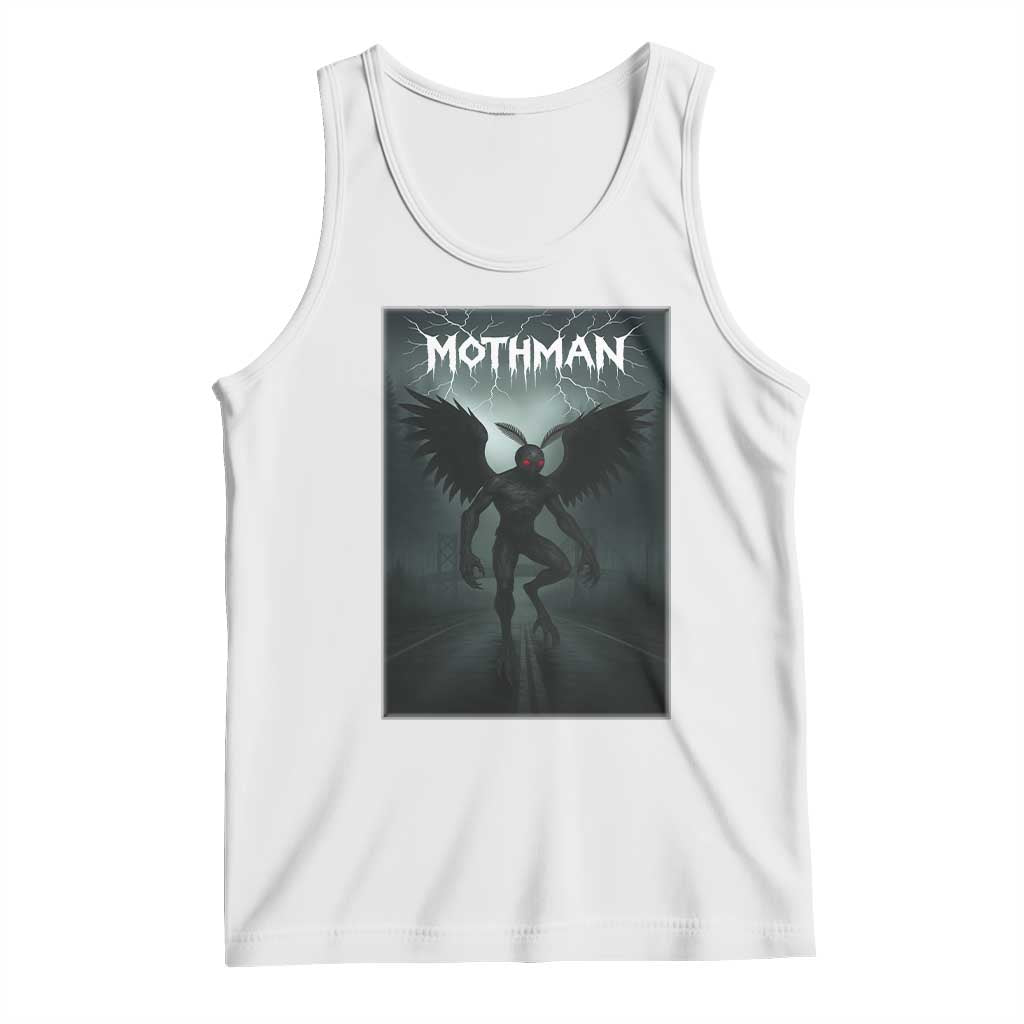 Mothman Tank Top Folklore Gothic Horror Cryptid Gift TS12 White Print Your Wear