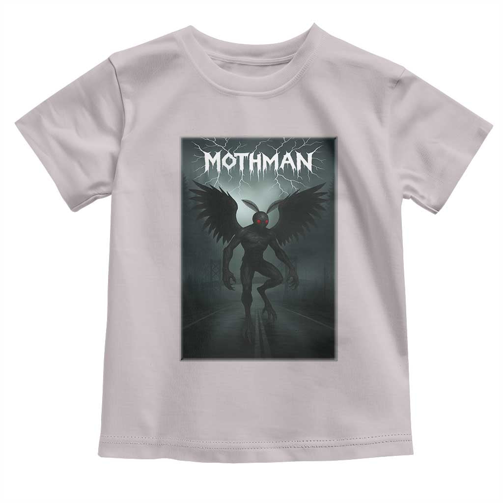 Mothman Toddler T Shirt Folklore Gothic Horror Cryptid Gift TS12 Ice Gray Print Your Wear