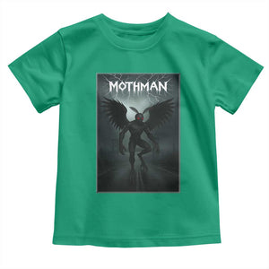 Mothman Toddler T Shirt Folklore Gothic Horror Cryptid Gift TS12 Irish Green Print Your Wear