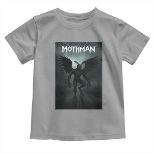 Mothman Toddler T Shirt Folklore Gothic Horror Cryptid Gift TS12 Sport Gray Print Your Wear