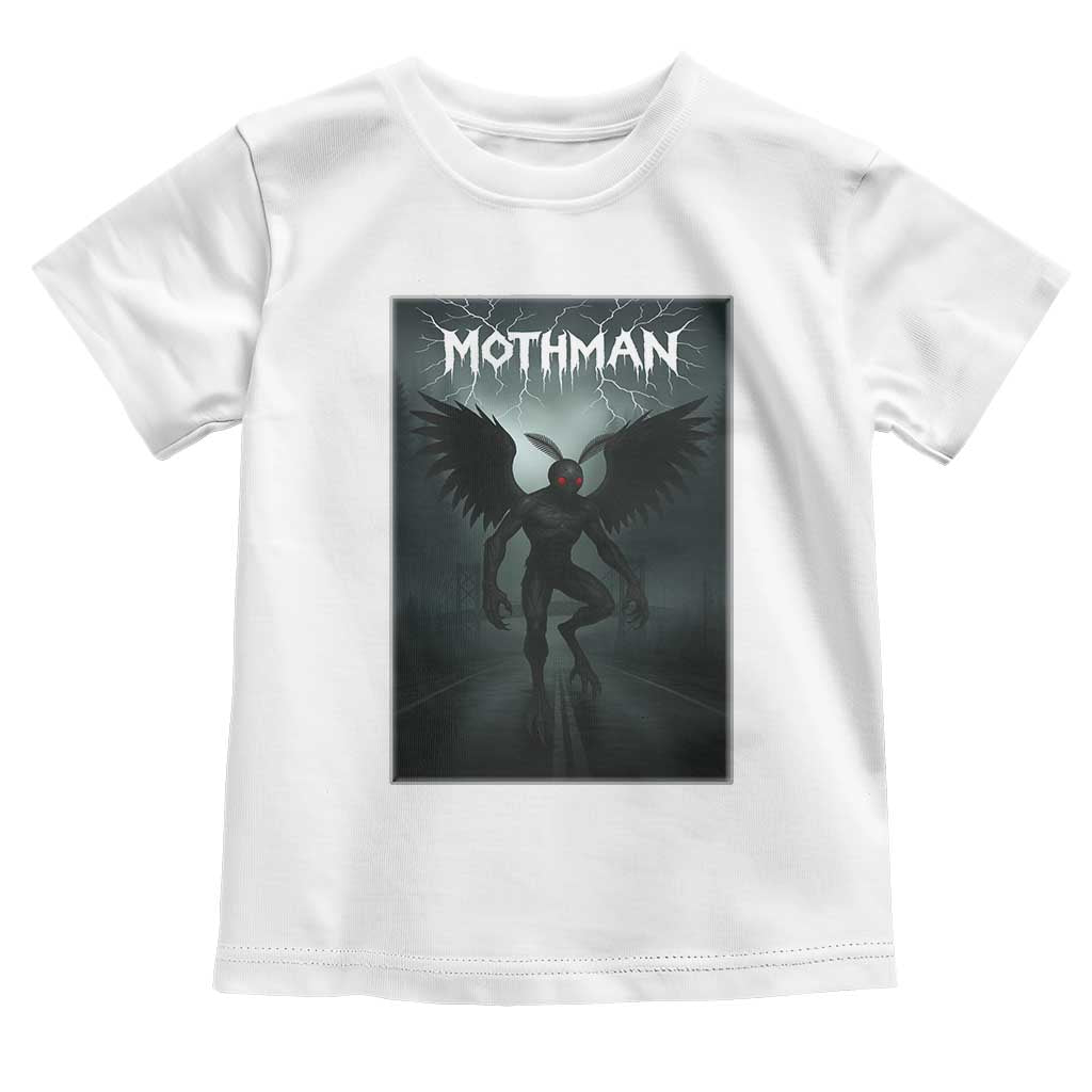 Mothman Toddler T Shirt Folklore Gothic Horror Cryptid Gift TS12 White Print Your Wear