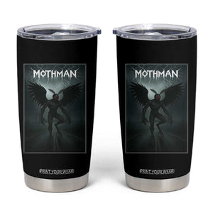 Mothman Tumbler Cup Folklore Gothic Horror Cryptid Gift TS12 Black Print Your Wear