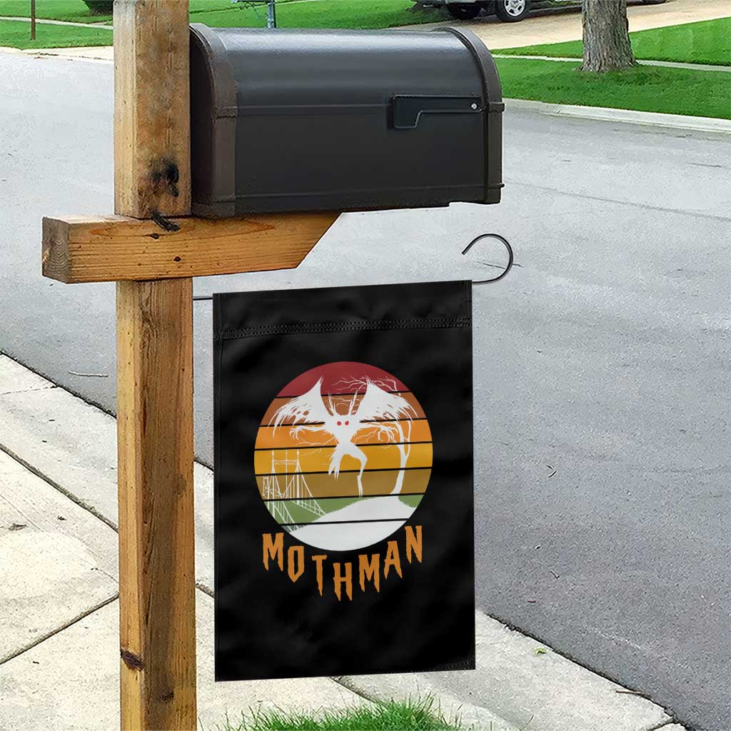 Mothman Garden Flag Retro Vintage Cryptid Gothic Horror Gift TS12 Print Your Wear
